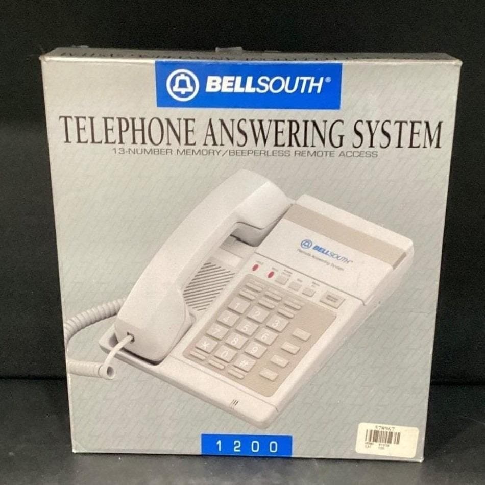 Bell South Bellsouth Telephone Answering System Model 1200, Vintage Open Box - Thumbnail 2