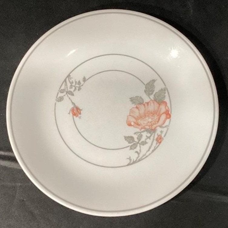 Corelle Corning Desert Blossom Dinner & Salad Plates, Set of 4, White Dinnerware - Thumbnail 7