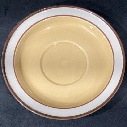 Sandalwood by Celebrity Saucers, Set of 4, Genuine Stoneware Japan, Mid-Century - Thumbnail 6
