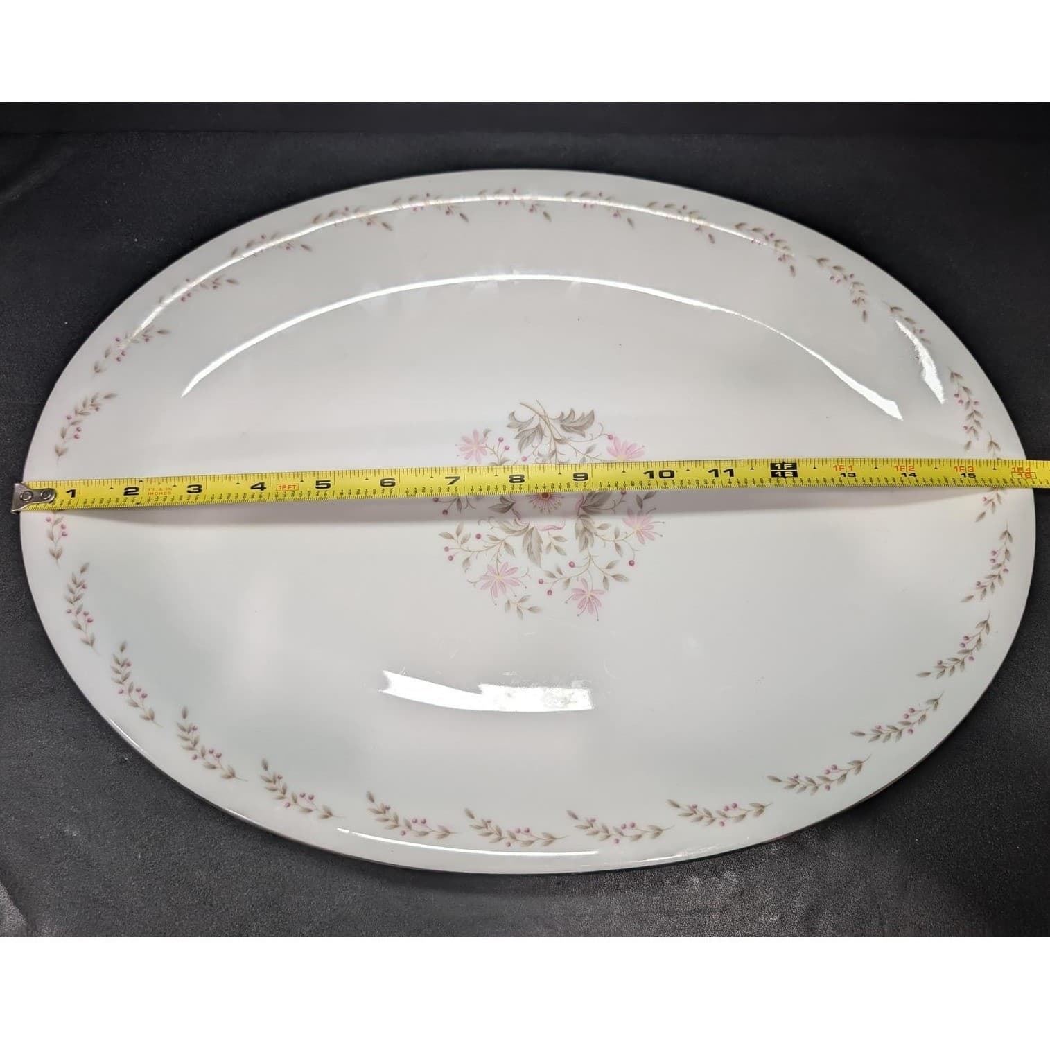 Mikasa Edna Oval Serving Platter, Vintage Fine China, Replacement Dinnerware - Thumbnail 10