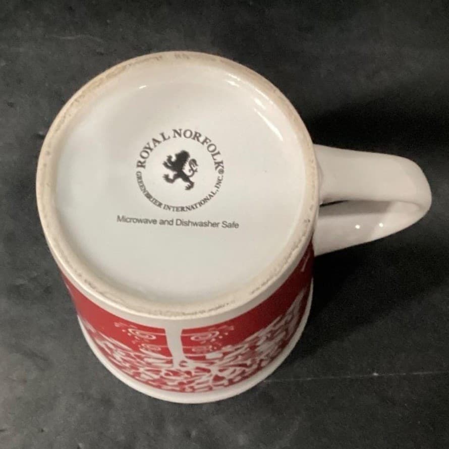 Royal Norfolk Tree Of Life Coffee Cups, Set of 4, Vintage Inspired Drinkware - Thumbnail 8