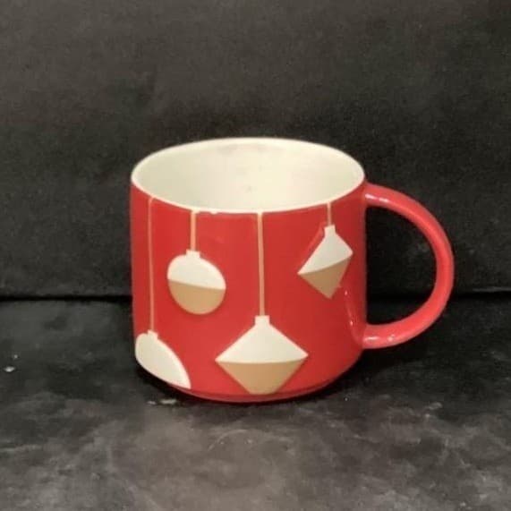 Starbucks 2012 Red Christmas Coffee Cup, Vintage Inspired Ornaments Design - Thumbnail 2