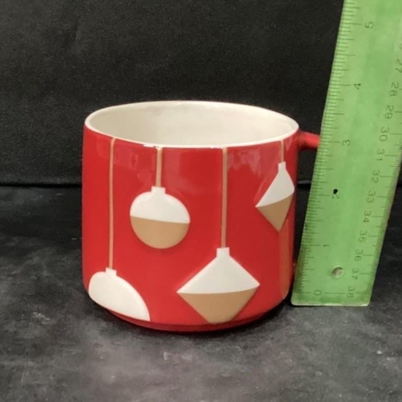 Starbucks 2012 Red Christmas Coffee Cup, Vintage Inspired Ornaments Design - Thumbnail 11