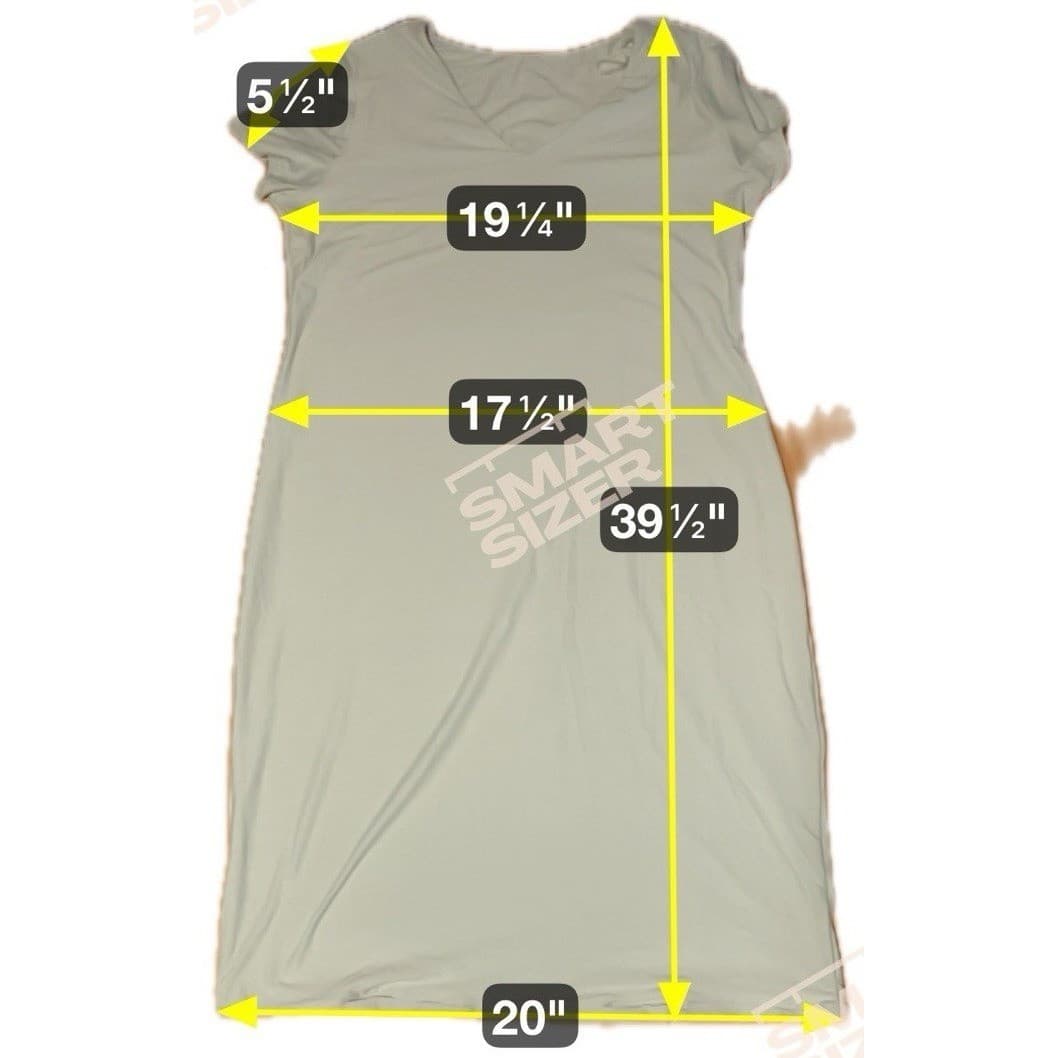 No Boundaries Kids Mint Green V-Neck Short Sleeve T-Shirt Dress, Junior XL 15-17 - Thumbnail 5