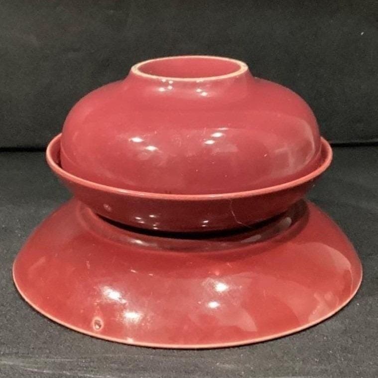 Universal Potteries "Ballerina" Burgundy Nesting Bowls, Set of 3, Red Dinnerware - Thumbnail 14