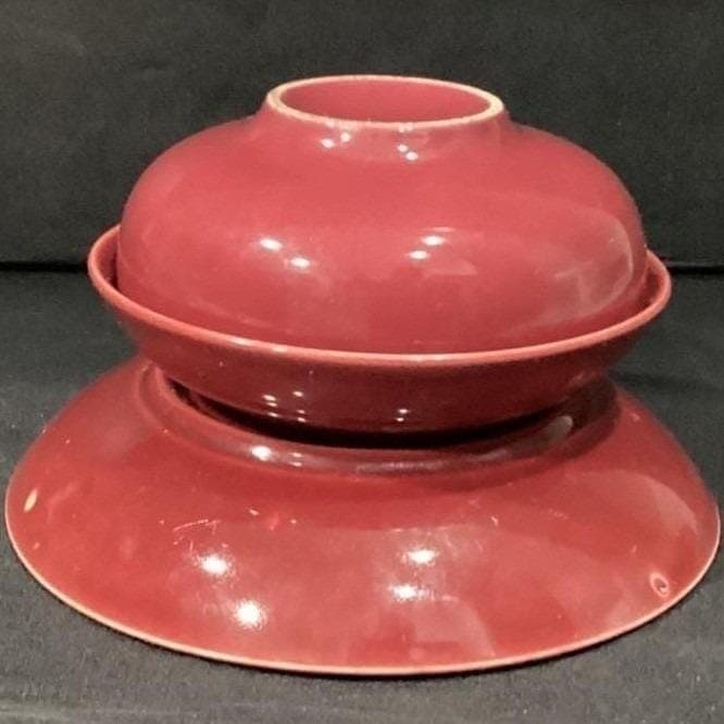 Universal Potteries "Ballerina" Burgundy Nesting Bowls, Set of 3, Red Dinnerware - Thumbnail 15
