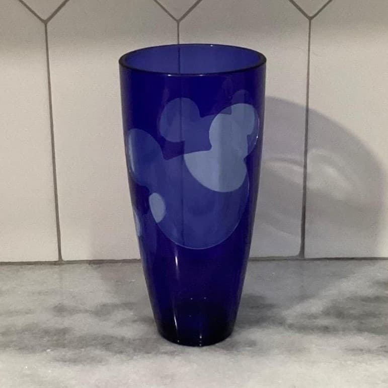 Disney Store Mickey Mouse Blue Tumbler, Vintage Disneyana Drinkware, Plastic Cup - Thumbnail 2