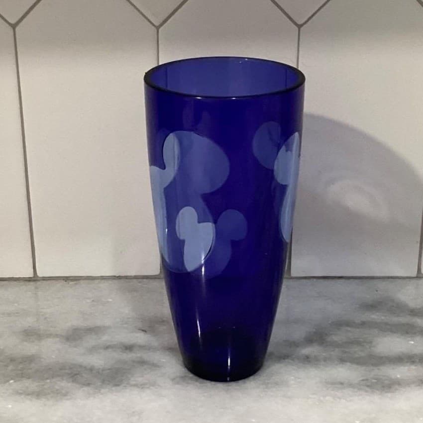 Disney Store Mickey Mouse Blue Tumbler, Vintage Disneyana Drinkware, Plastic Cup - Thumbnail 9