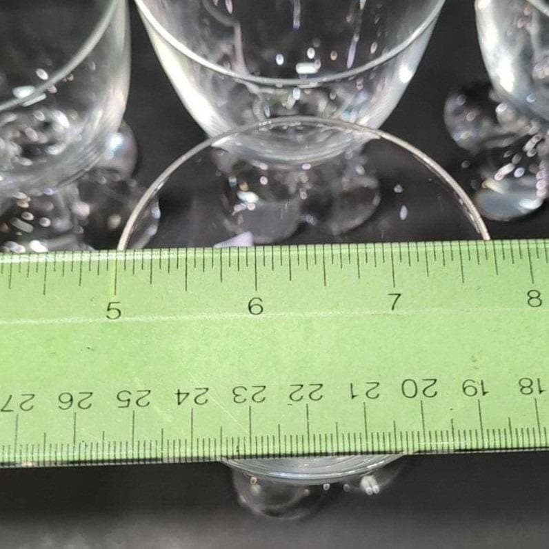 Tiffin Franciscan Du Jour Water Goblets, Set of 4, Vintage Replacement Barware - Thumbnail 3