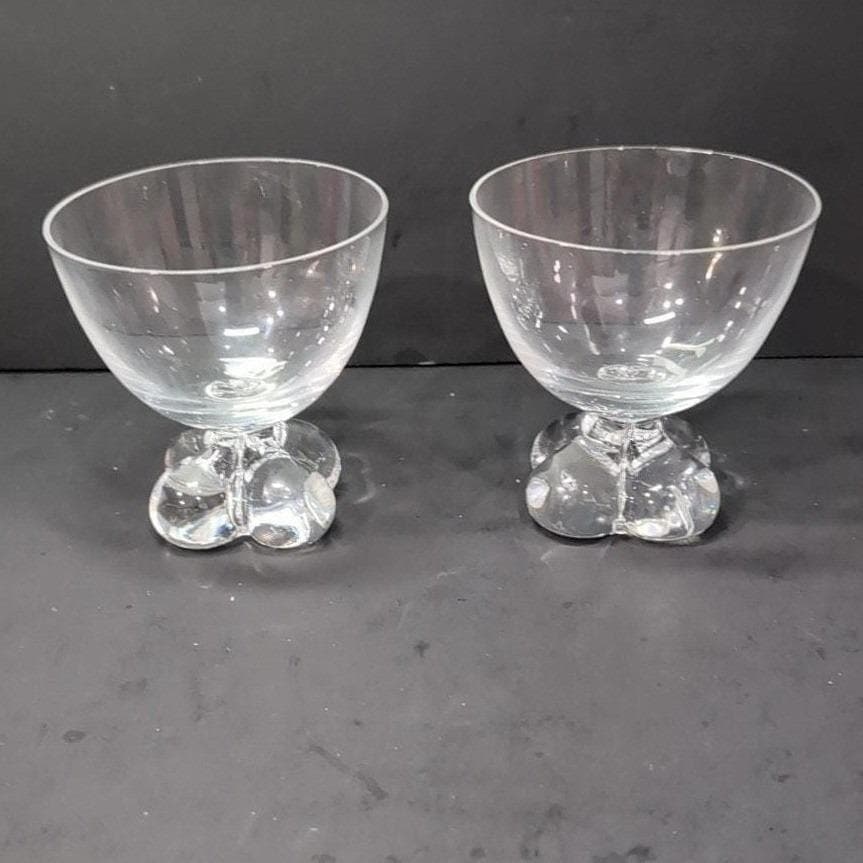 Tiffin Franciscan Du Jour Champagne Glasses, Set of 2, Vintage Sherbet Glassware - Thumbnail 9