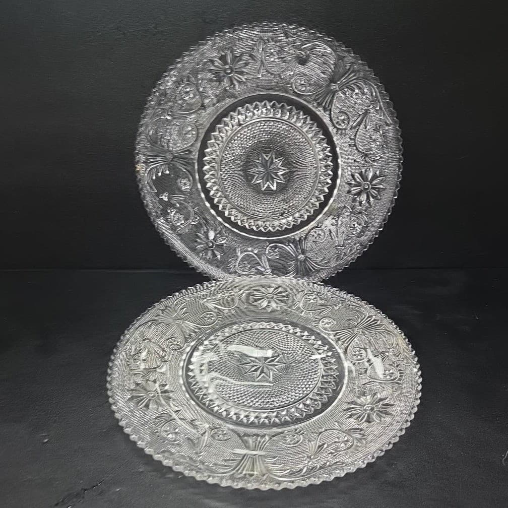 Duncan & Miller Salad Plates, Vintage Sandwich Design, Replacement Tableware - Thumbnail 2