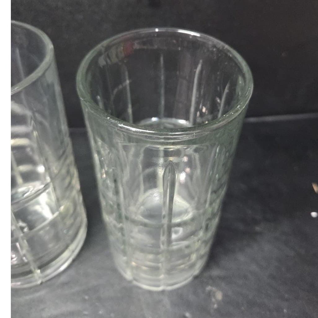 Anchor Hocking Tartan Manchester Clear Tumblers, Set Of 2, Vtg Cocktail Glasses - Thumbnail 6