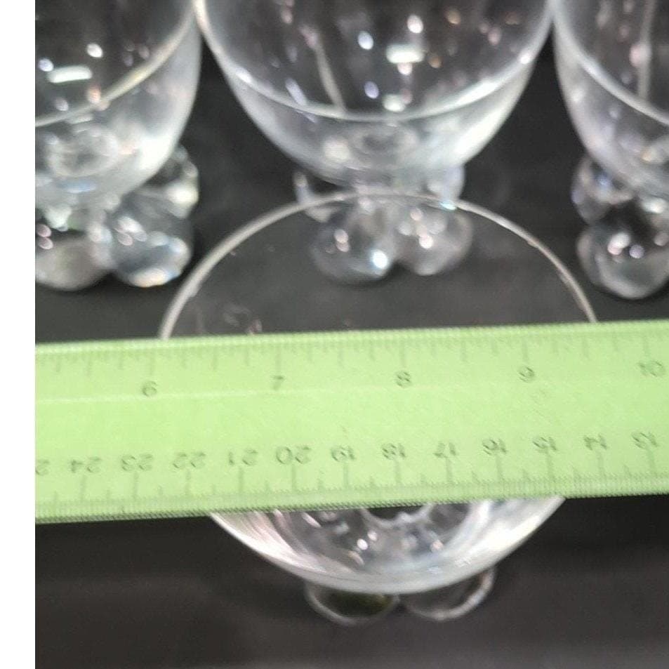Tiffin Franciscan Du Jour Champagne Coupes, Set of 4, Vintage Sherbet Glasses - Thumbnail 3
