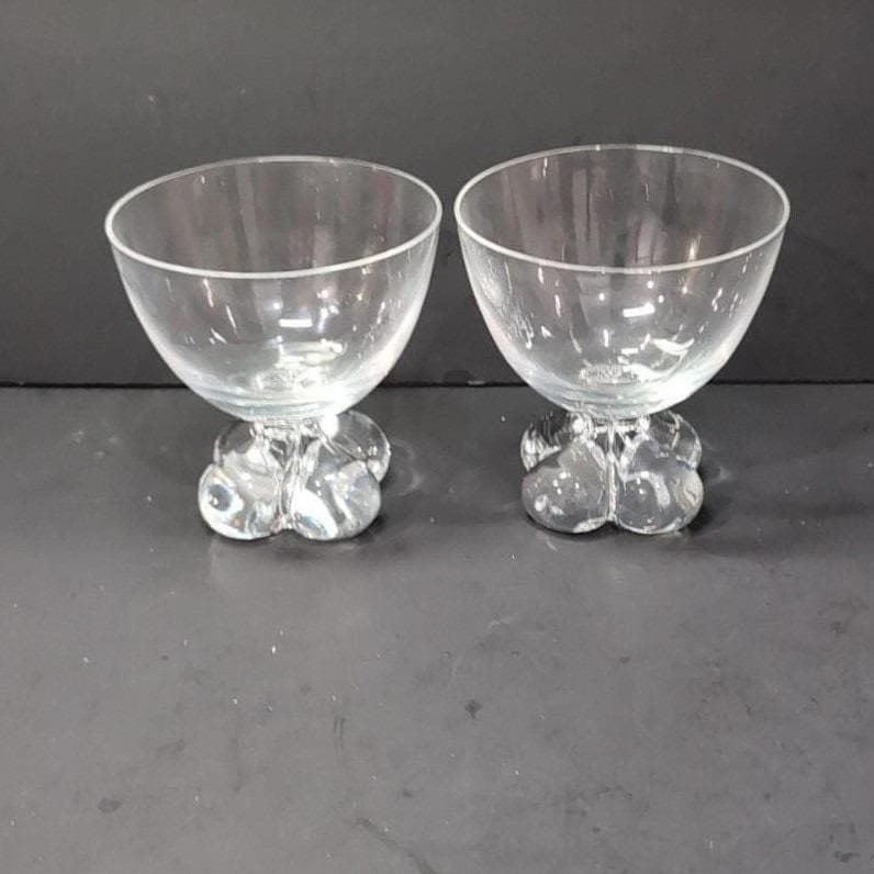 Tiffin Franciscan Du Jour Champagne Glasses, Set of 2, Vintage Sherbet Glassware - Thumbnail 7