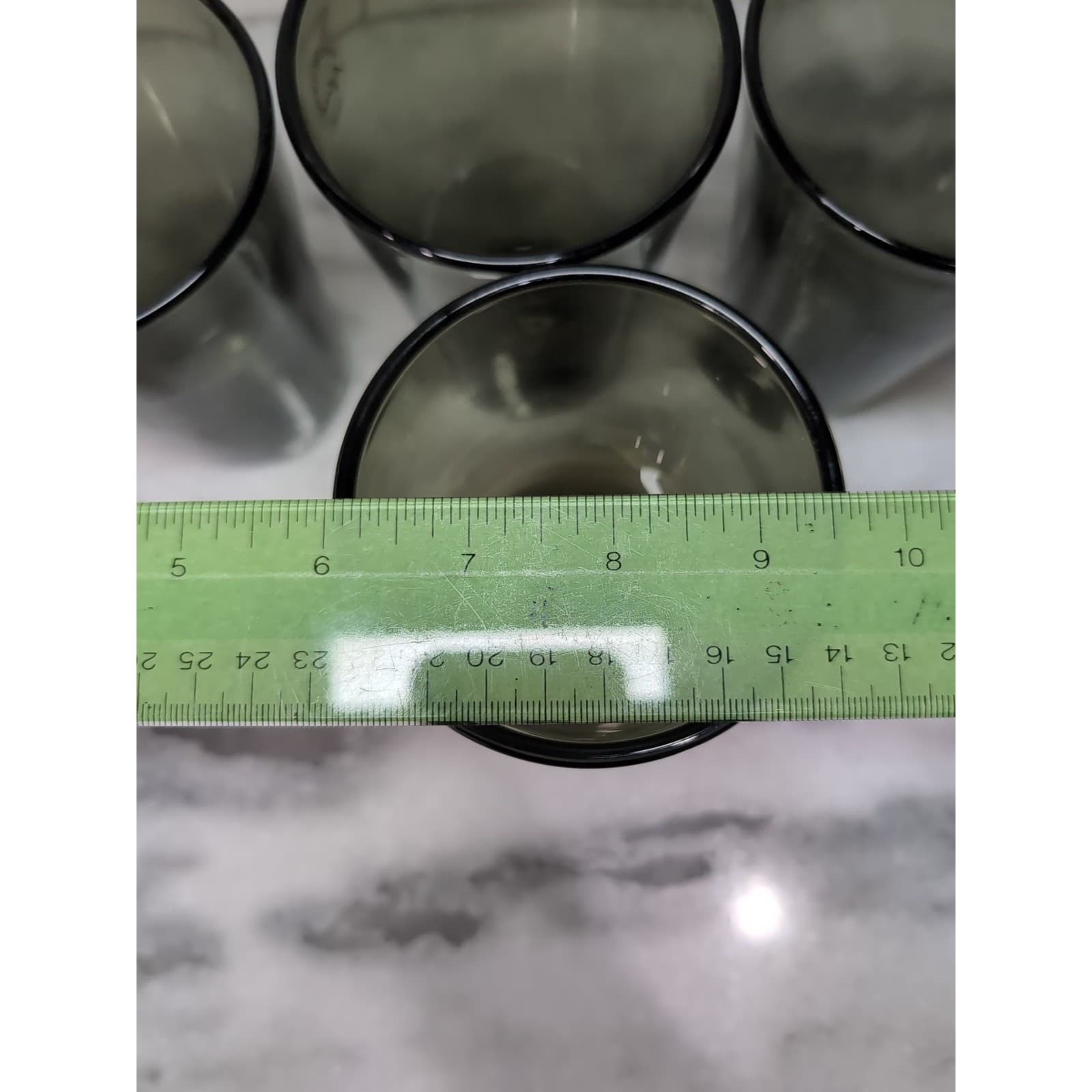 Artland Salute Smoke Highball Glasses, 17 oz Tumbler Glass, Set of 4, Drinkware - Thumbnail 9