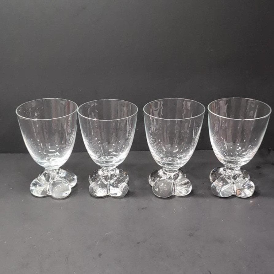 Tiffin Franciscan Du Jour Water Goblets, Set of 4, Vintage Replacement Barware - Thumbnail 7