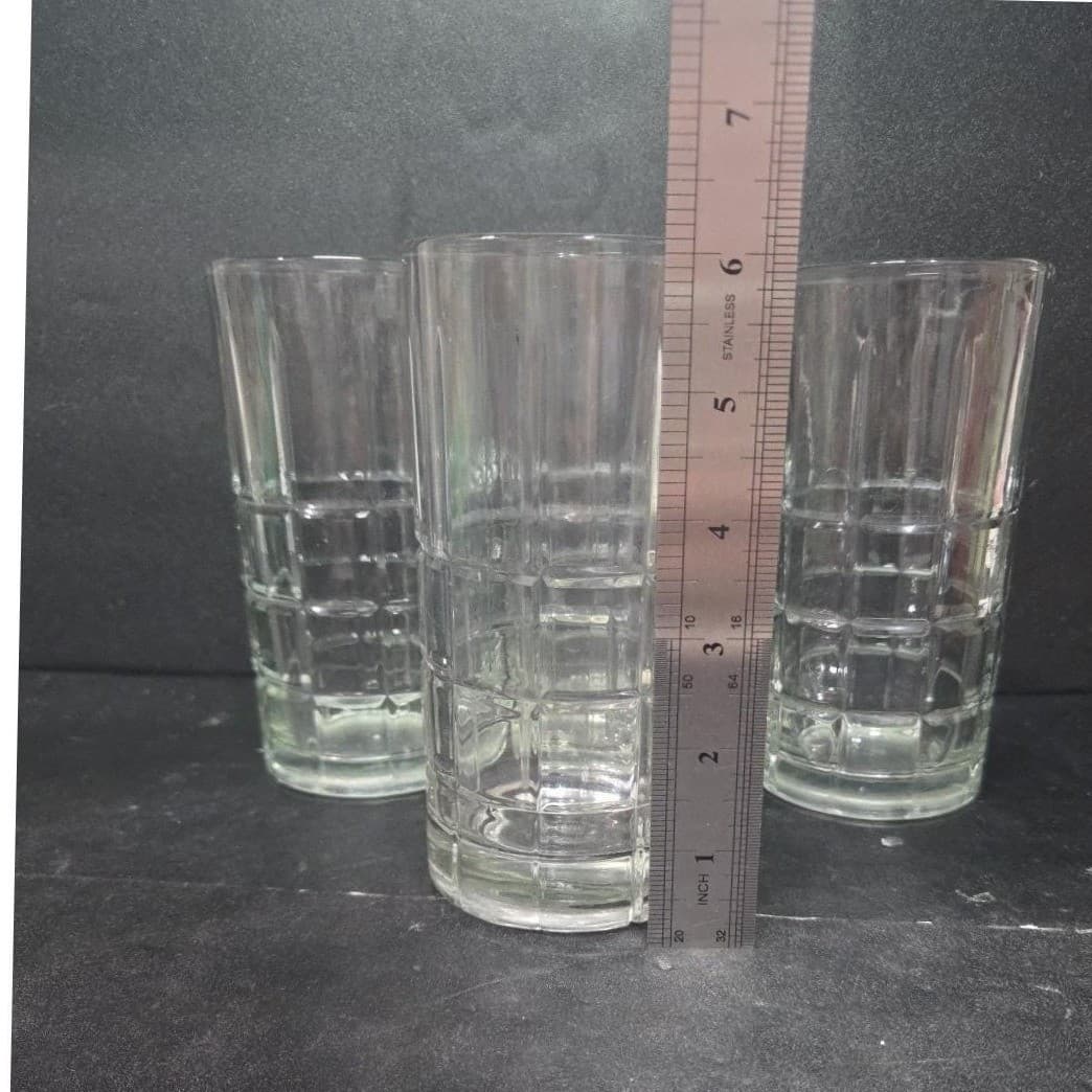 Anchor Hocking Tartan Manchester Tumblers, Set Of 4, Vintage Drinkware Glasses - Thumbnail 9
