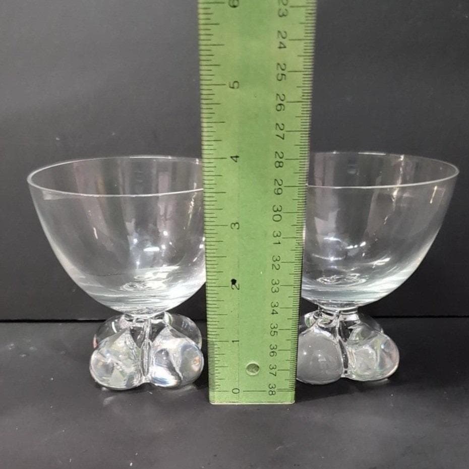 Tiffin Franciscan Du Jour Champagne Glasses, Set of 2, Vintage Sherbet Glassware - Thumbnail 2