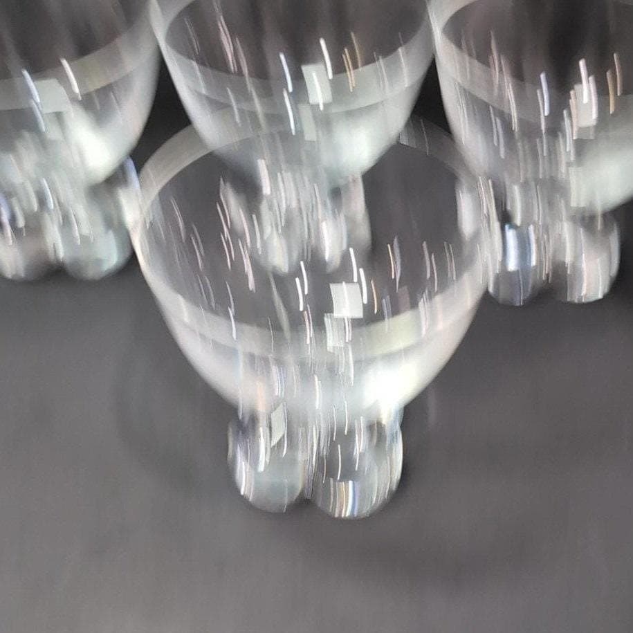 Tiffin Franciscan Du Jour Champagne Coupes, Set of 4, Vintage Sherbet Glasses - Thumbnail 6