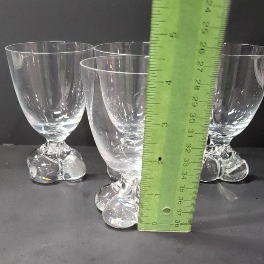 Tiffin Franciscan Du Jour Water Goblets, Set of 4, Vintage Replacement Barware - Thumbnail 2
