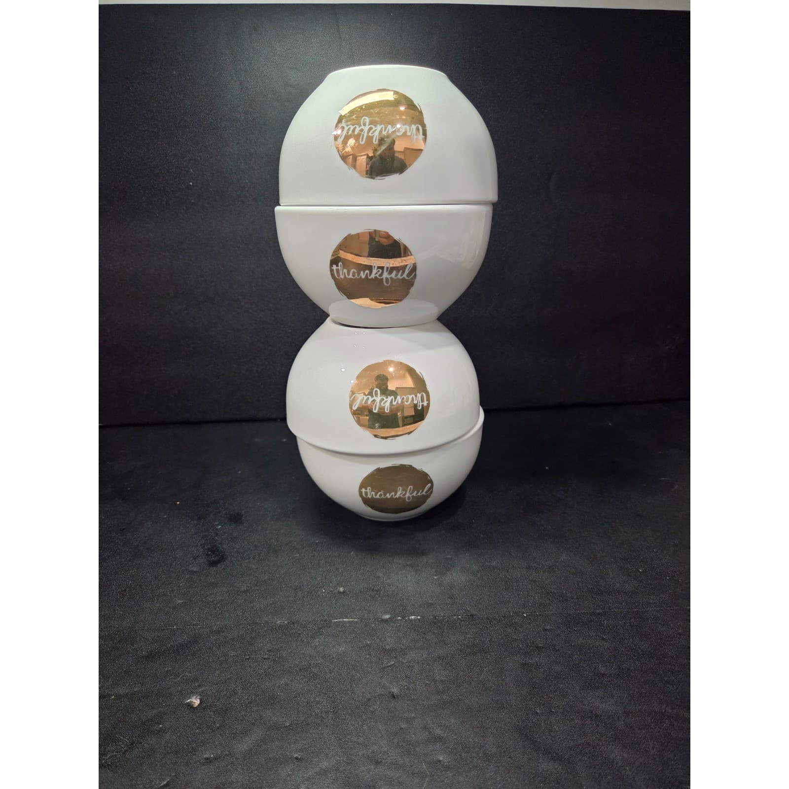Coventry Thankful Dinnerware Set, 5.5" Bowl Set, Designer's Choice, Set of Four