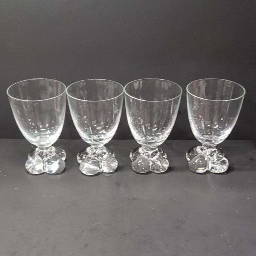 Tiffin Franciscan Du Jour Water Goblets, Set of 4, Vintage Replacement Barware - Thumbnail 10