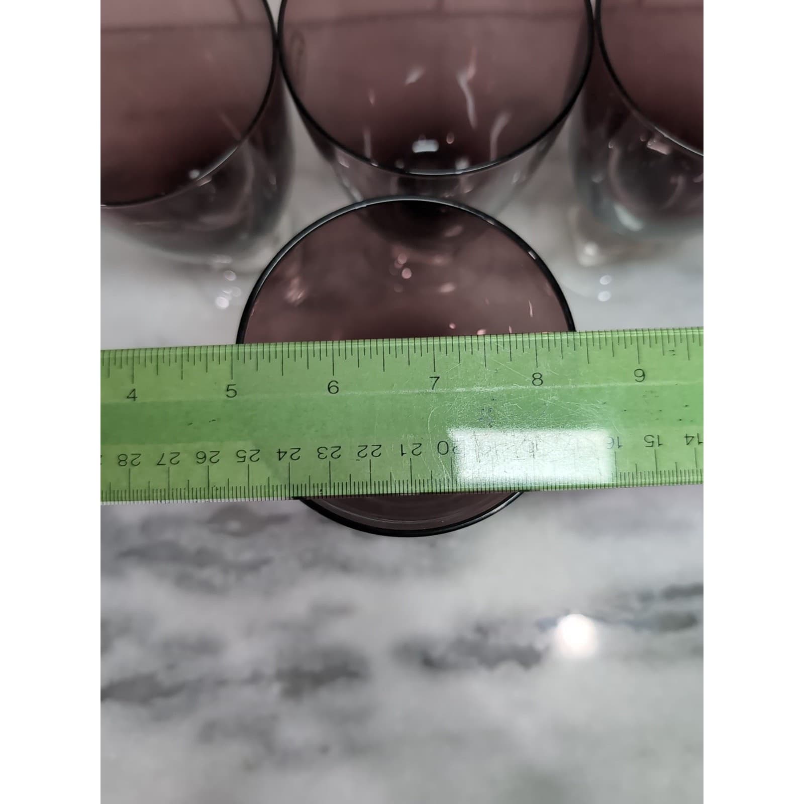 Dansk Crystal Madras Goblets Set, Amethyst Purple Iced Tea Glassware, Set of 4 - Thumbnail 9