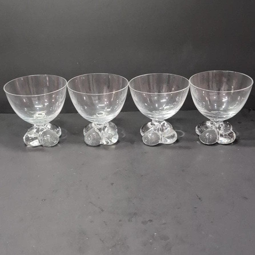 Tiffin Franciscan Du Jour Champagne Coupes, Set of 4, Vintage Sherbet Glasses - Thumbnail 8