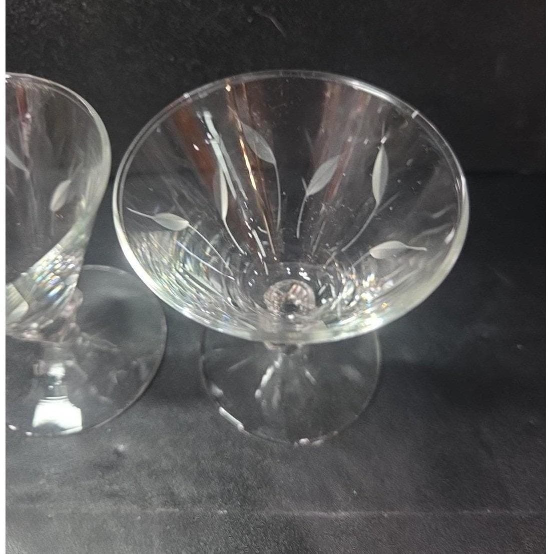 Libbey Simplicity Etched Liquor Glasses, Set of 2, Cocktail Drinkware, Barware - Thumbnail 8