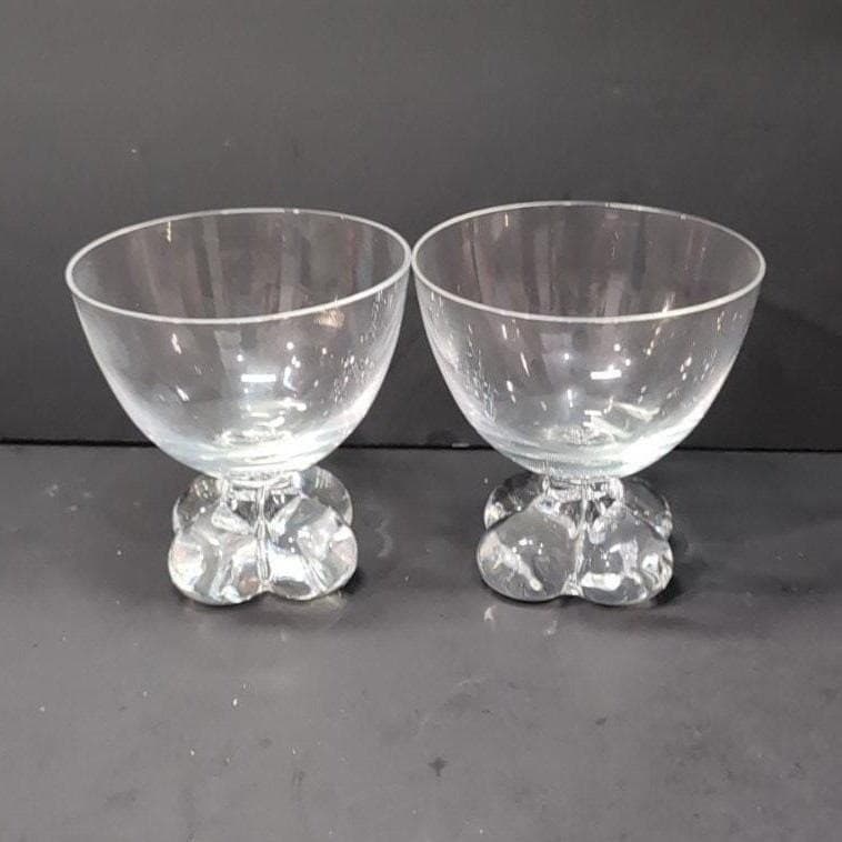 Tiffin Franciscan Du Jour Champagne Glasses, Set of 2, Vintage Sherbet Glassware - Thumbnail 8