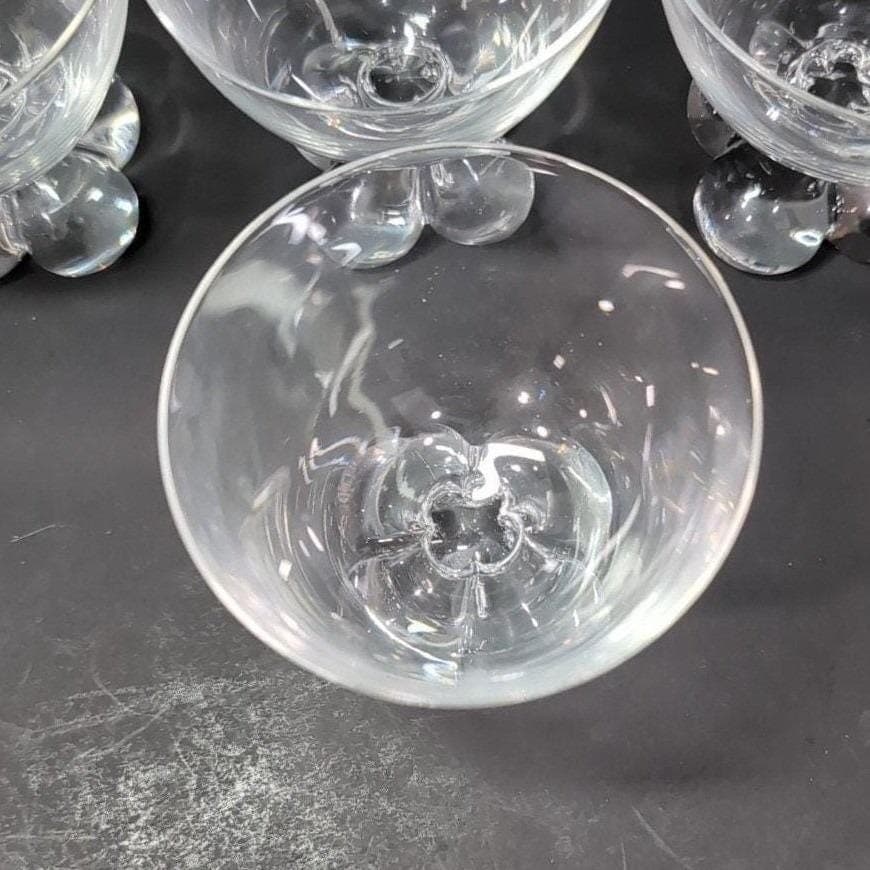 Tiffin Franciscan Du Jour Champagne Coupes, Set of 4, Vintage Sherbet Glasses - Thumbnail 5