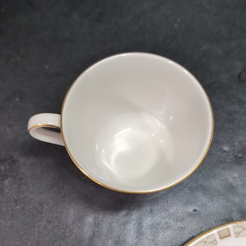 Royal Doulton White Nile Four Piece Place Setting, Vintage Fine China Tableware - Thumbnail 10