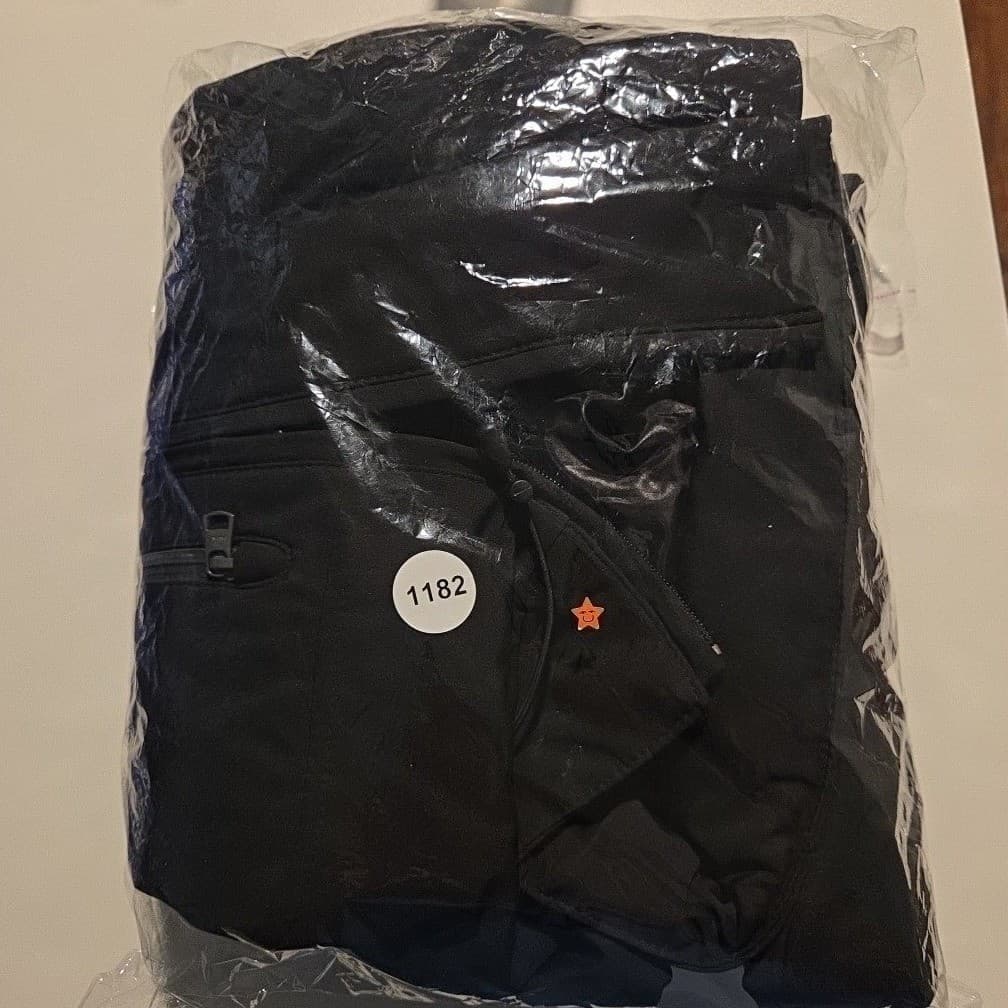 Tahari Black Softshell Full Zip Hooded Jacket, Men's Large, Pocket Utility Tech - Thumbnail 8