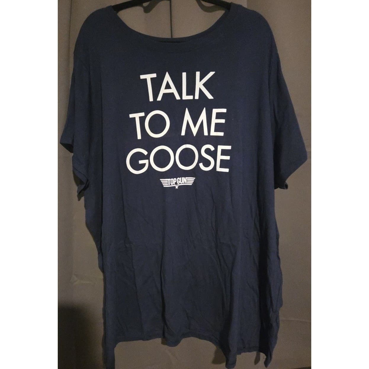 Top Gun "Talk To Me Goose" Navy Blue Graphic T-Shirt, Ripple Junction, S6 - Thumbnail 3
