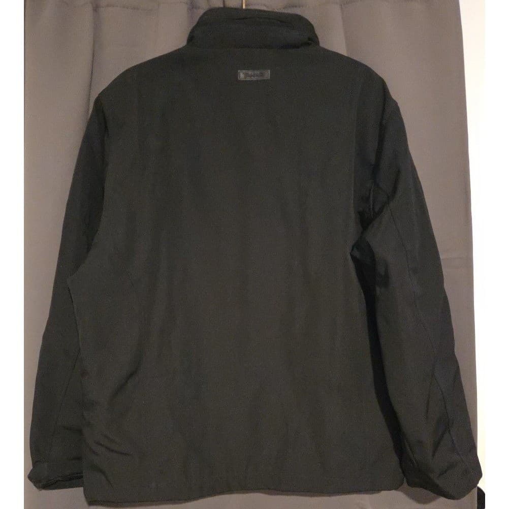 Tahari Black Softshell Full Zip Hooded Jacket, Men's Large, Pocket Utility Tech - Thumbnail 4