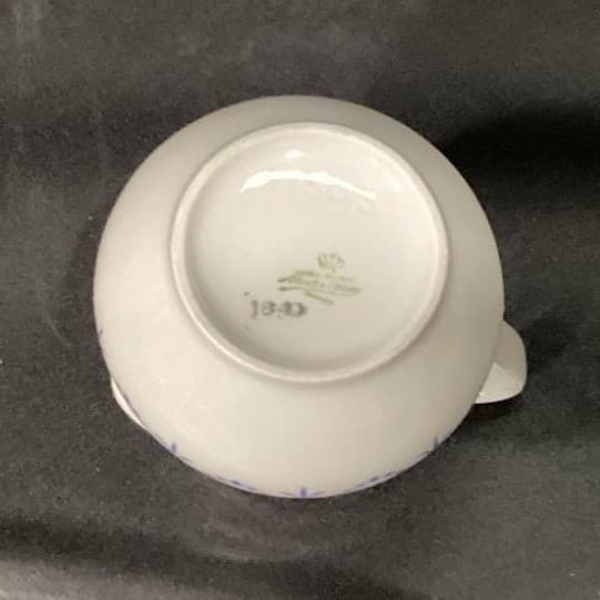 Alboth & Kaiser Alba-Kunst Bavaria Demitasse Creamer Vintage Blue Floral Pitcher - Thumbnail 5