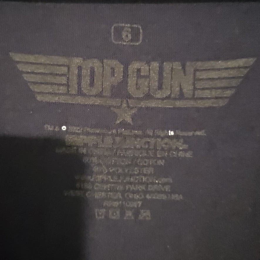 Top Gun "Talk To Me Goose" Navy Blue Graphic T-Shirt, Ripple Junction, S6 - Thumbnail 5