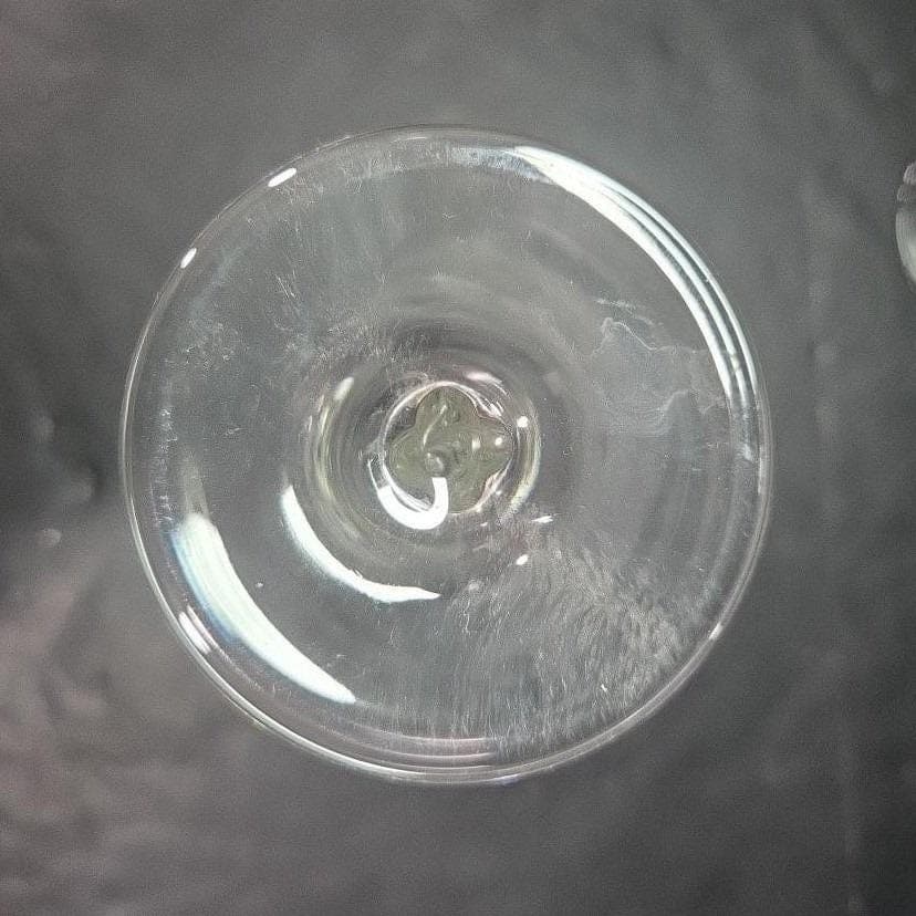 Circleware Silver Swirl Champagne Flutes, Set of 2, Vintage Clear Stemware - Thumbnail 4