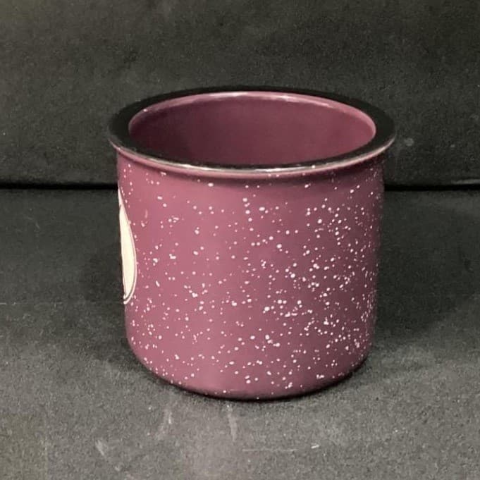 Vermont Maroon Speckled Camper Style Mug, Rustic Moose Design Ceramic Coffee Cup - Thumbnail 11