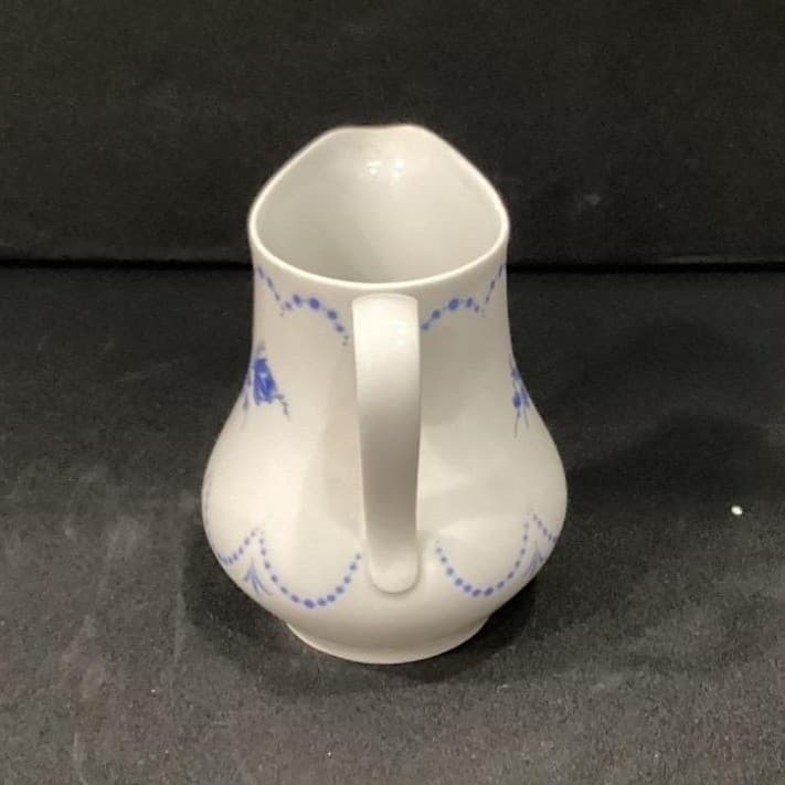 Alboth & Kaiser Alba-Kunst Bavaria Demitasse Creamer Vintage Blue Floral Pitcher - Thumbnail 12