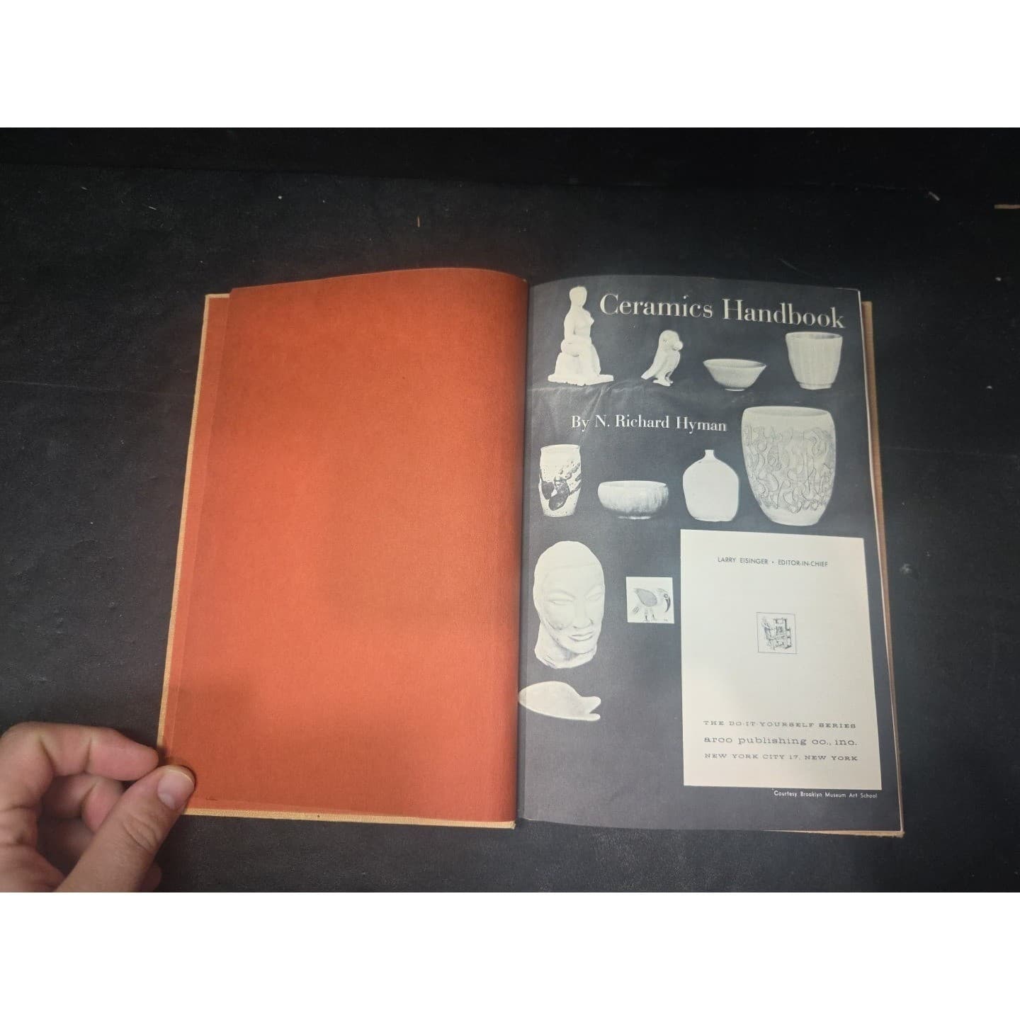 Ceramics Handbook by N. Richard Hyman, 1959 Arco Publishing, DIY Pottery Book - Thumbnail 3