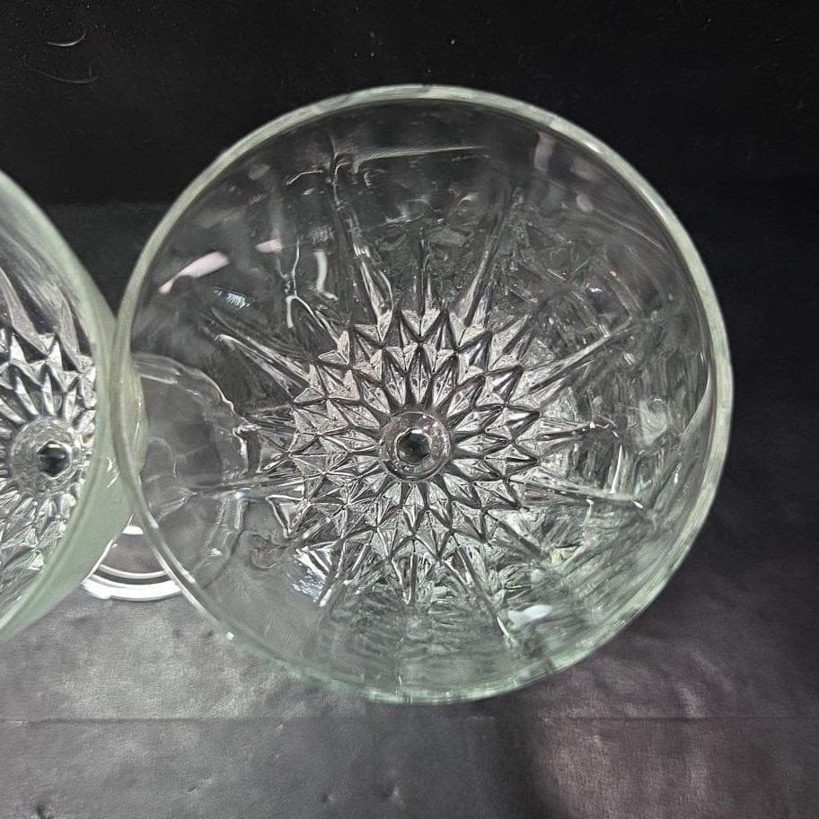 Cristal D'Arques Crystal Wine Glasses, Diamant Collection, Set of 4, Vintage - Thumbnail 6