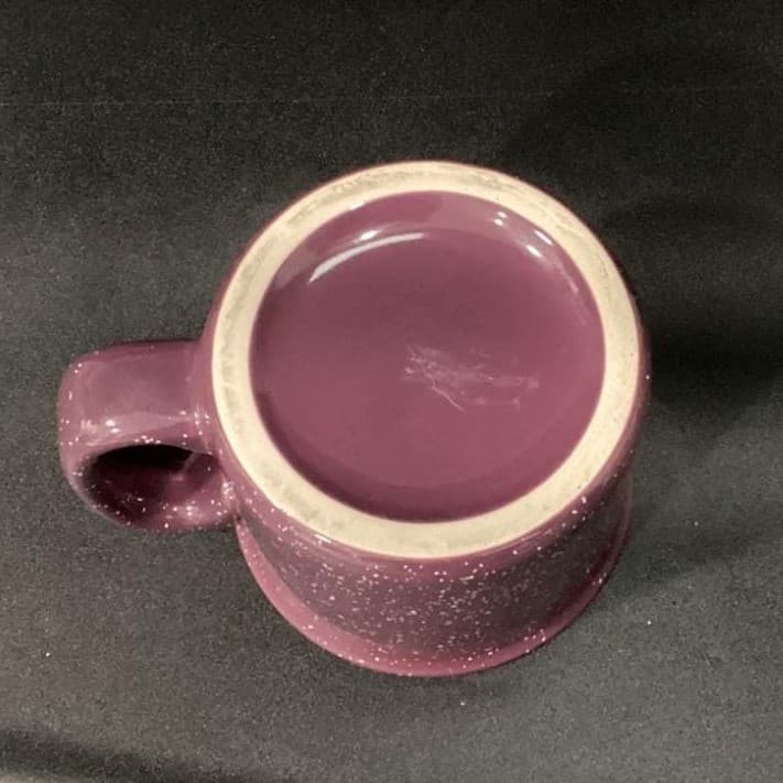 Vermont Maroon Speckled Camper Style Mug, Rustic Moose Design Ceramic Coffee Cup - Thumbnail 5