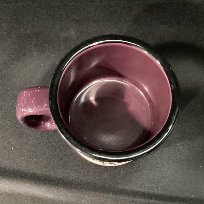 Vermont Maroon Speckled Camper Style Mug, Rustic Moose Design Ceramic Coffee Cup - Thumbnail 4