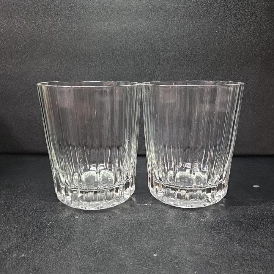 Pasabahce Old Fashioned Tumblers, Set of 2, Vertical Panels Rocks Glass, Barware - Thumbnail 10