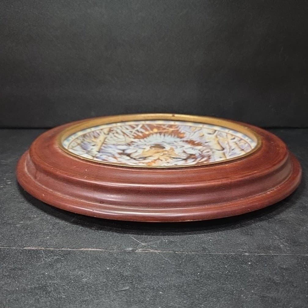 Bradford Exchange "Eyes Of The Wolf" Plate, Vintage Kindred Spirits Collection - Thumbnail 8
