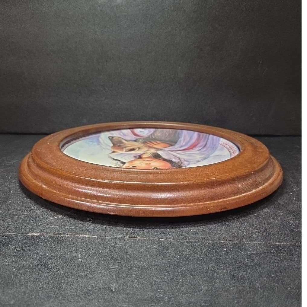 Bradford Exchange "Wrapped in Love" Collectors Plate, Children Of The Land - Thumbnail 8