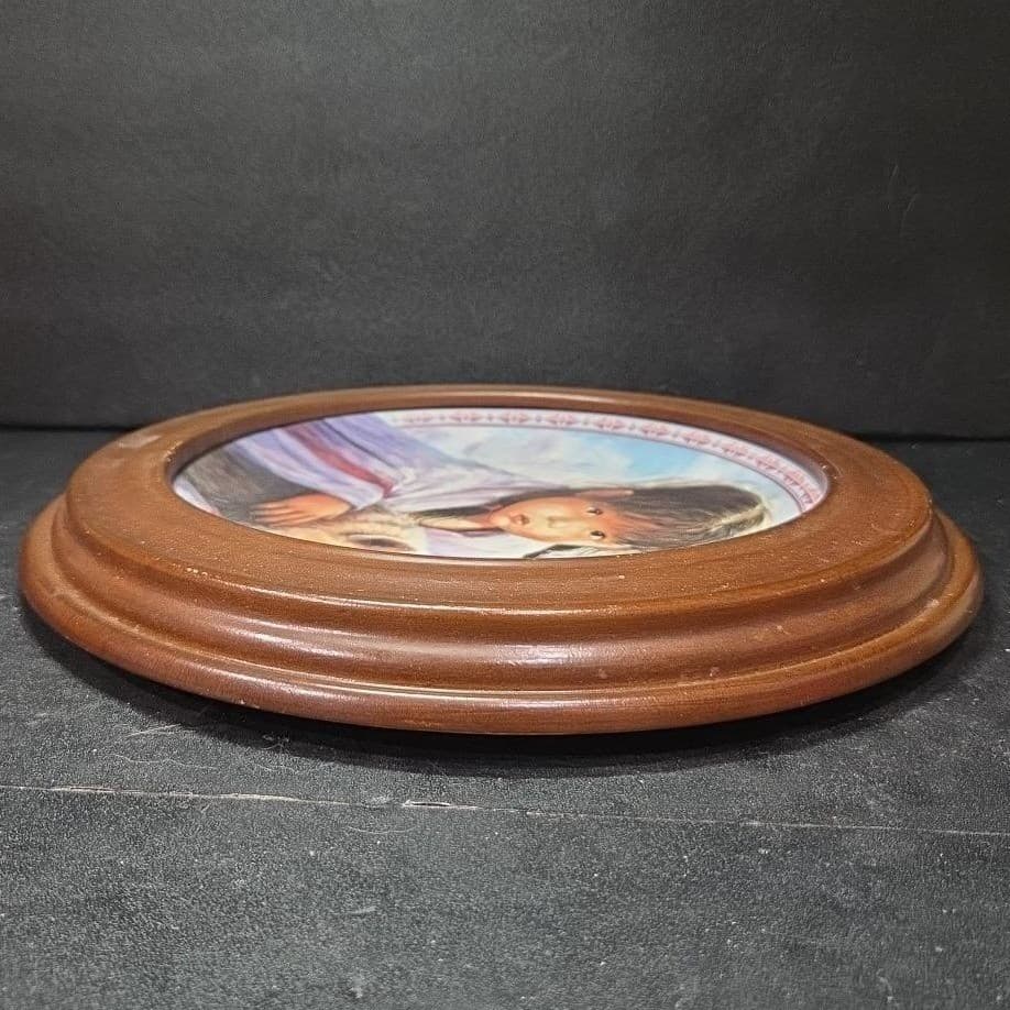 Bradford Exchange "Wrapped in Love" Collectors Plate, Children Of The Land - Thumbnail 7