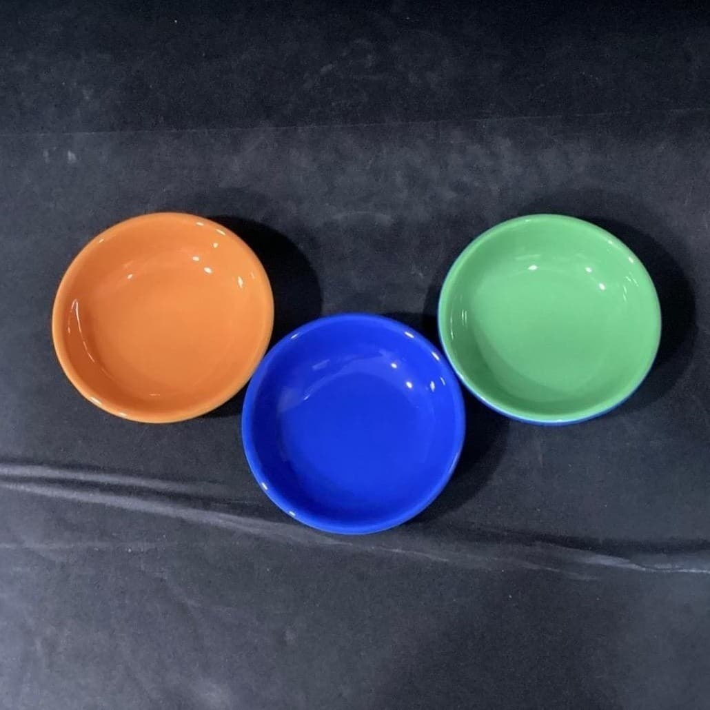 Sonoma Life + Style Summer Stripe Sauce Bowls, Set of 3, Multicolor Kitchenware - Thumbnail 4
