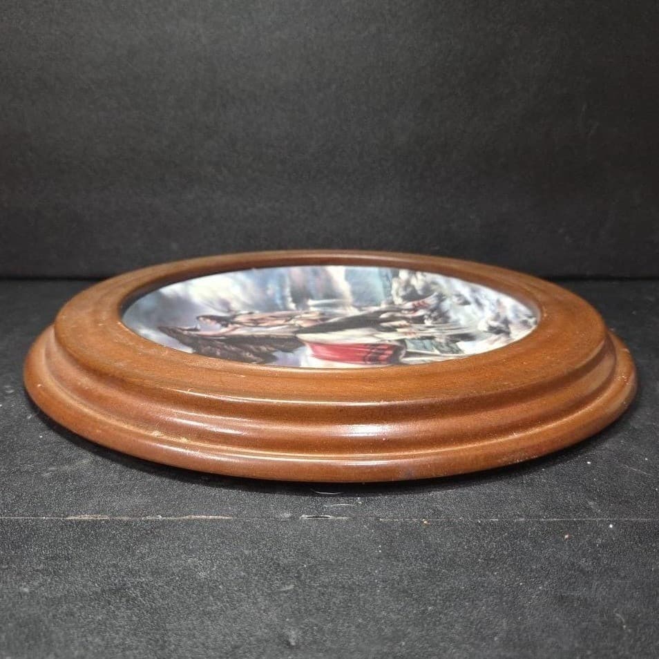 Bradford Exchange "The Provider" Collectors Plate, Hunters of the Spirit Decor - Thumbnail 7